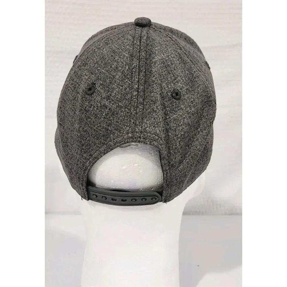 NFL Cap Polyester GRY Solid Color Men Snapback Hat